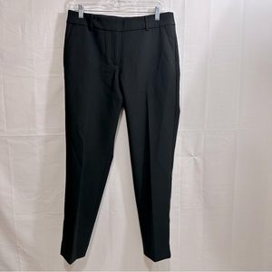 Talbots Womens Hampshire Straight Leg Ankle Pants in Black Size 8